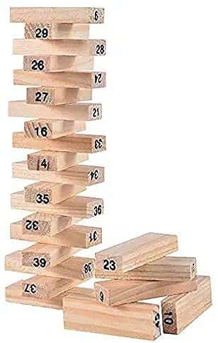 Jenga - Drvena Drštvena Igra za Sve Generacije