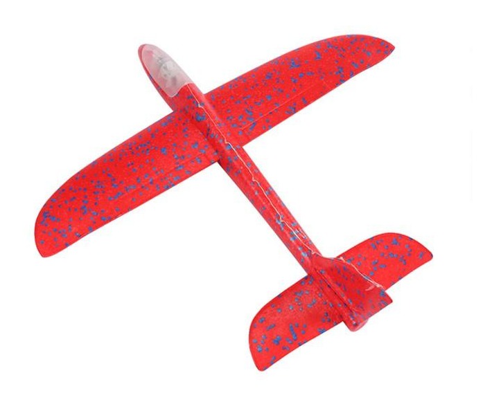 avion jedrilica igracka"Avion jedrilica crvena" "LED osvetljenje aviona" "Igra na otvorenom za decu" "Porodična zabava na otvorenom" "Lagani model aviona"
