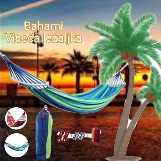 Bahami viseća ležaljka sa letvicama