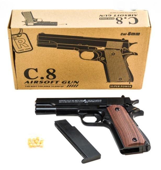 Pistolj za airsoft C8 metalni Colt 1911