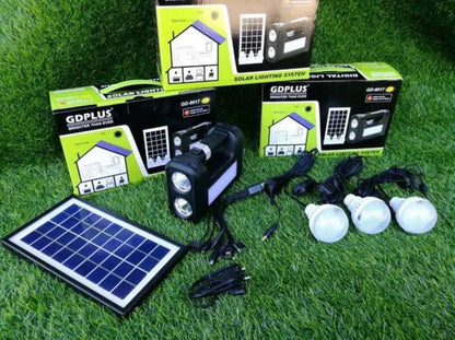 Solarni sistem sa Bluetooth zvučnikom Solarni sistem sa LED sijalicama Solarni panel sa akumulatorom i zvučnikom Prenosivi solarni sistem za kampovanje Solarni sistem za vikendice Sistem za punjenje telefona na solarnu energiju Solarni sistem sa baterijskom lampom Multifunkcionalni solarni sistem Solarni panel sa USB izlazom Solarni sistem za putovanja