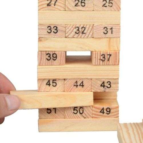 Jenga - Drvena Drštvena Igra za Sve Generacije