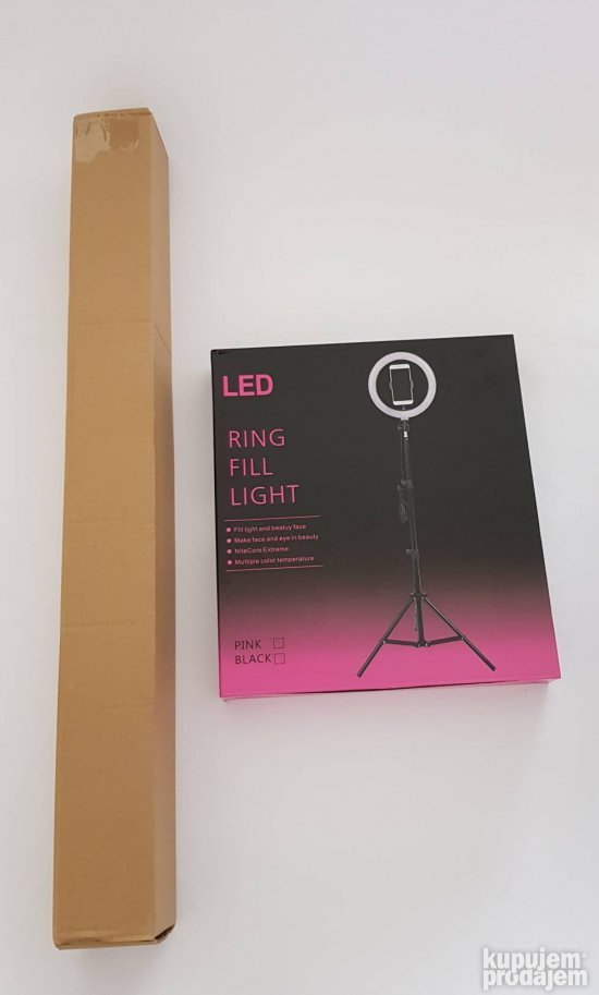 Ring Light 26cm sa stativom - Svetleci prsten za fotografisanje