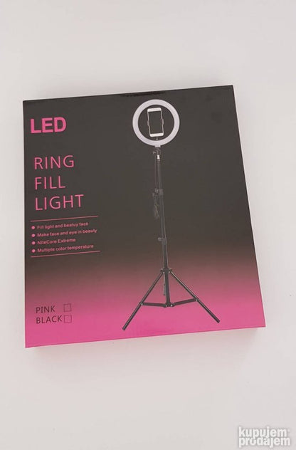 Ring Light 26cm sa stativom - Svetleci prsten za fotografisanje