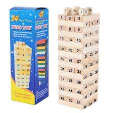 Jenga - Drvena Drštvena Igra za Sve Generacije