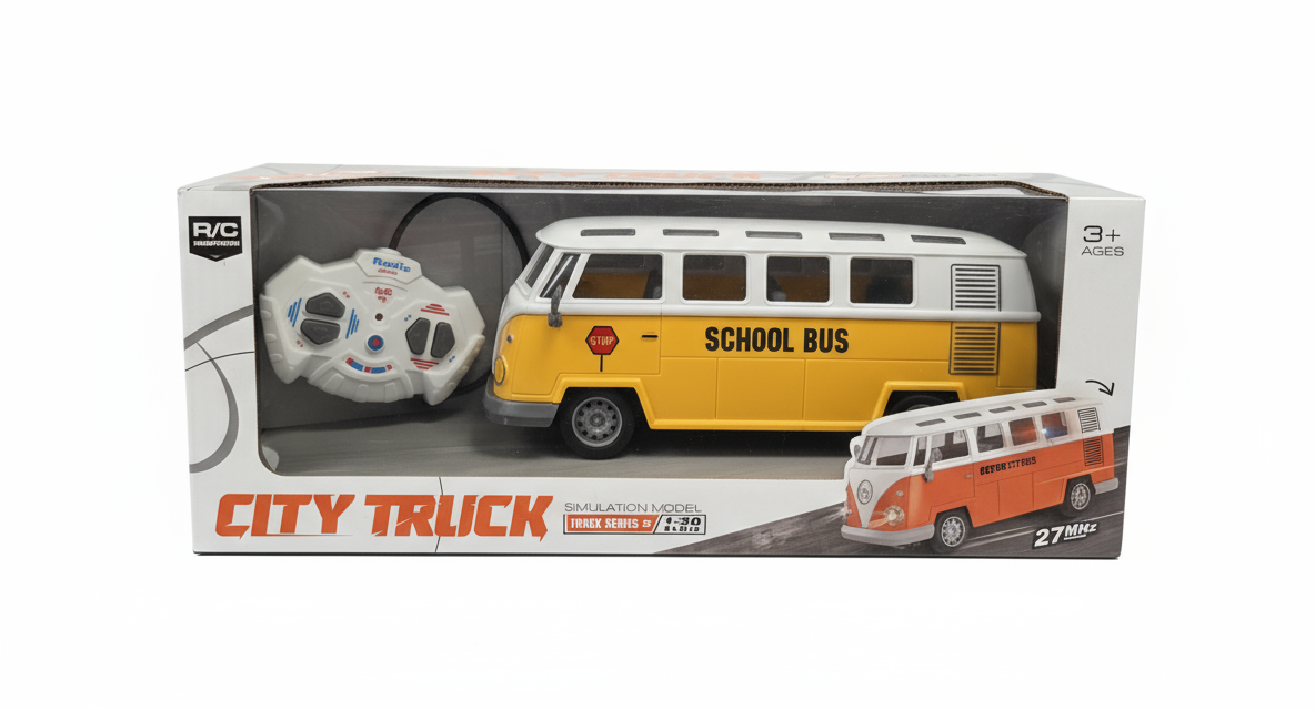 Skolski Autobus na Daljinsko Upravljanje - Pakovanje