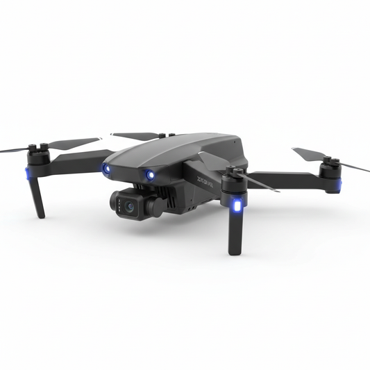 Ming Meia W1 quadcopter prednji ugao na beloj pozadini