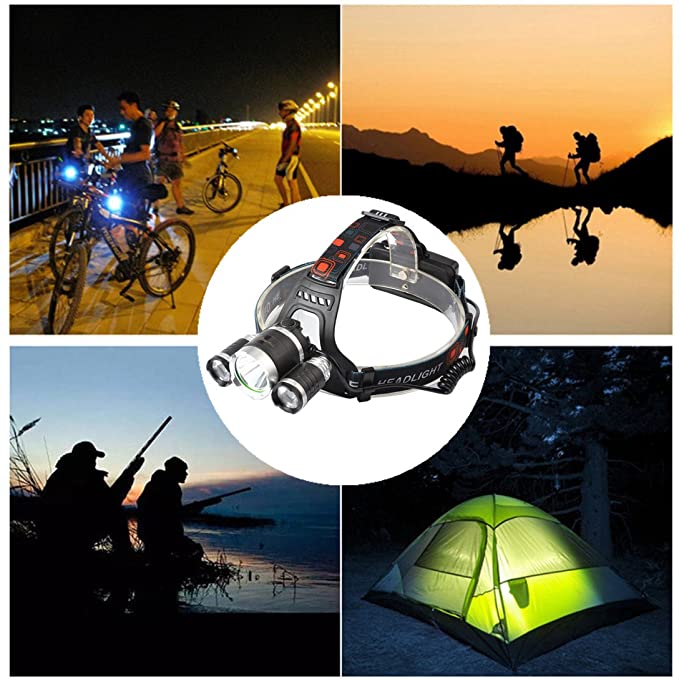 Lampa za glavu sa 3 svetla