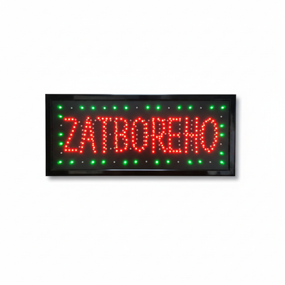 LED reklama ZATVORENO